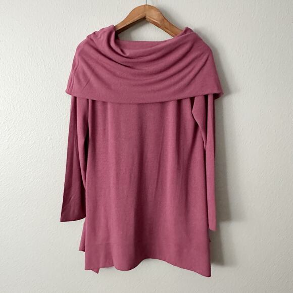 Soft Surroundings B’call Knit Oversized Cowl Neck Tunic Sweater Women's Large - Picture 8 of 10